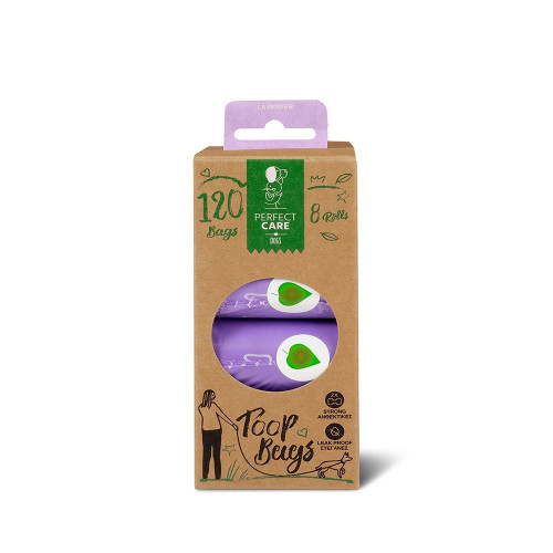 Σακουλάκια PERFECT CARE POOP BAGS ECO 8 ΡΟΛΑ ΛΕΒΑΝΤΑ