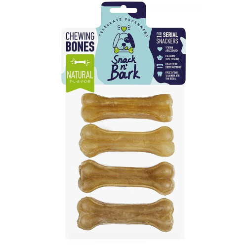 Snack N' Bark Κόκκαλο Φυσικό 10εκ. 45gr 4τμχ