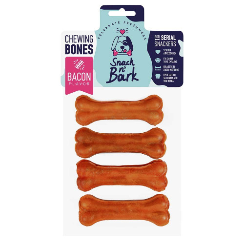 Snack N Bark Bacon 13cm 55gr 3τμχ 