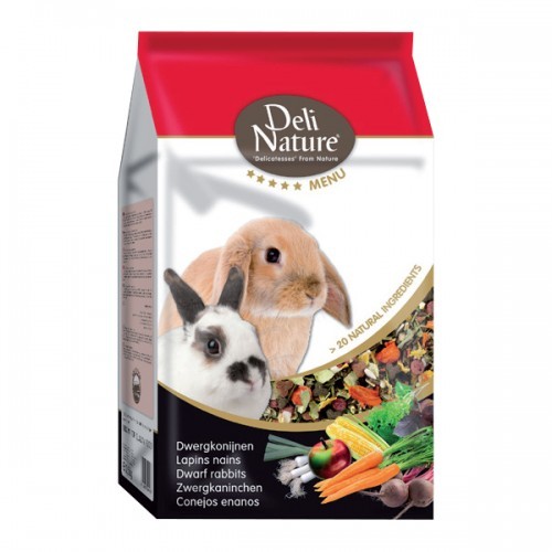 Τροφή για κουνέλια νάνους 5 Star Menu Dwarf Rabbits 750gr Τροφή για κουνέλια νάνους 5 Star Menu Dwarf Rabbits 750gr