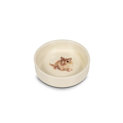GLEE Μπολ Hamster Κεραμικό 125ml Μπεζ