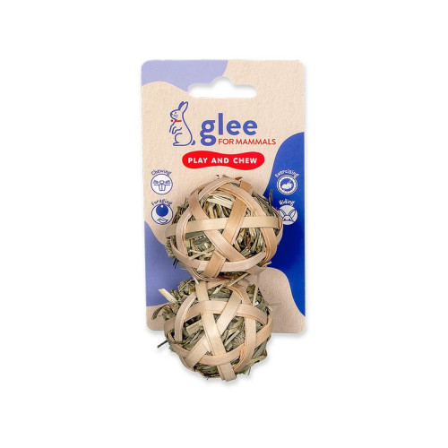 GLEE ΛΙΧΟΥΔΙΑ ΤΡΩΚΤΙΚΩΝ TIMOTHY HAY STUFFED BALL 2pcs 5cm