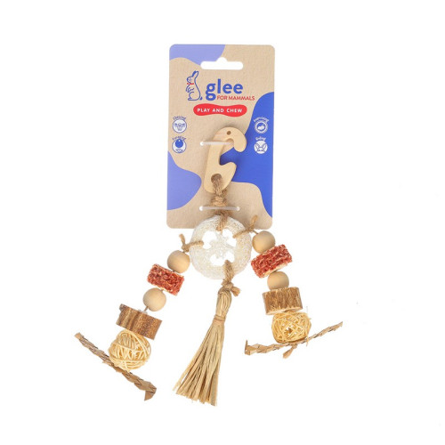 GLEE ΠΑΙΧΝΙΔΙ ΤΡΩΚΤΙΚΩΝ MINI LOOFAH DREAMCATCHER 15cm