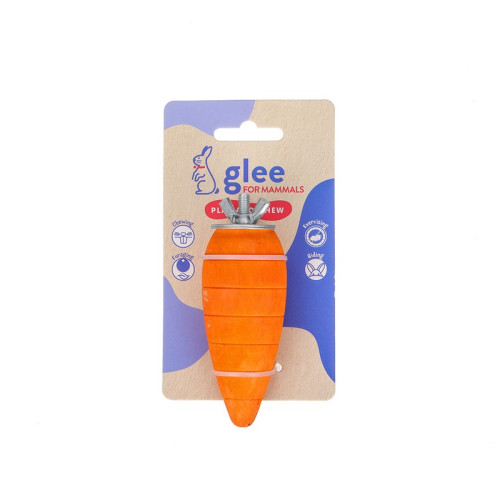 GLEE ΠΑΙΧΝΙΔΙ ΤΡΩΚΤΙΚΩΝ WOODEN CARROT TO GNAW 7.5cm