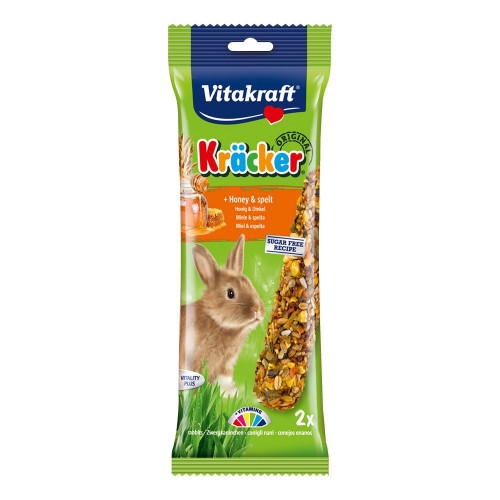 Vitacraft Kracker Για Κουνέλια με Mέλι και Σιτηρά 2τεμ Vitacraft Kracker Για Κουνέλια με Mέλι και Σιτηρά 2τεμ